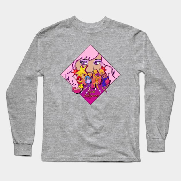 Jem and the Holograms - Jump! by BraePrint Long Sleeve T-Shirt by Braeprint